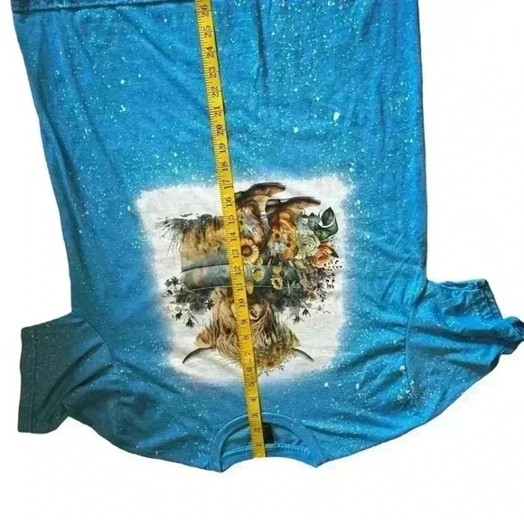 Gildan Cow Bandana Farm Animal Highland Cow Graphics Women T-shirt - Picture 11 of 12